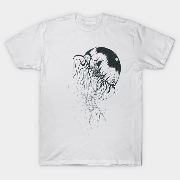 Meduse Noire T-Shirt by Vodoc_Xeno